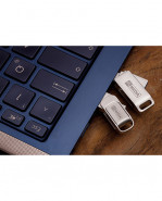 USB 64GB MyDual USB A / USB C, s otočnou krytkou, strieborný