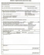 Záznam o registrovanom pracovnom úraze A4 50 listov