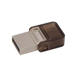 USB kľúč 32GB Kingston microDuo šedý