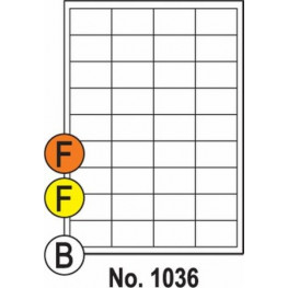 Etikety SOTO 1036, farebné, 49x31 žlté