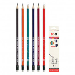 Ceruza s gumou M&G trojhranná HB