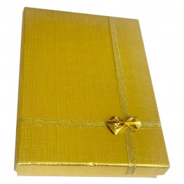 Darčeková krabička 180x128x30 mm zlatá