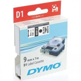Páska DYMO 40913 9mm/7m čierno-biela