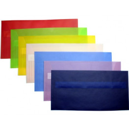 Obálky Cromatico DL transparentné farebné