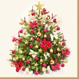 Servitky vianočné SDGW015101 33x33cm