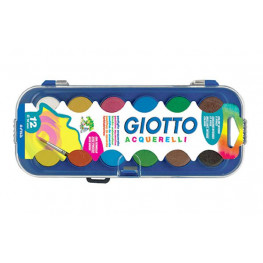 Vodové farby Giotto 12ks 30mm 331000